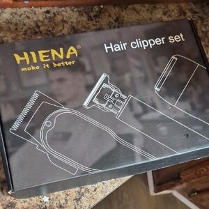 HIENA Hair Clipper Set - Black/Yellow Box